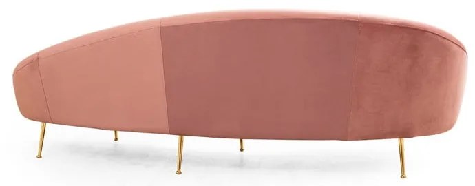 Jasnoróżowa sofa 255 cm Eses – Artie