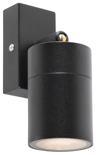 Zewnetrzna Inteligentna lampa ścienna zewnętrzna czarna IP44 w tym wifi GU10 - Solo Nowoczesny Oswietlenie zewnetrzne