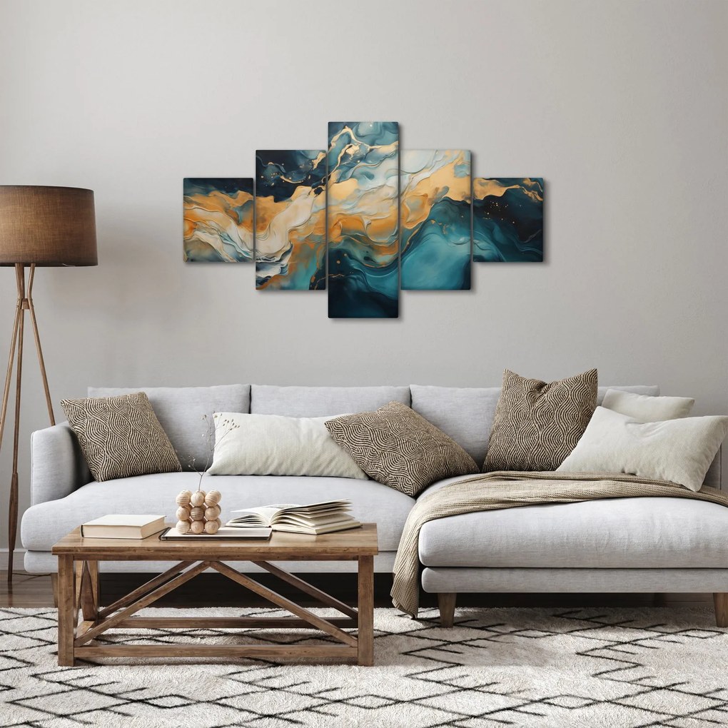 Obraz - Abstrakcja (125x70 cm)