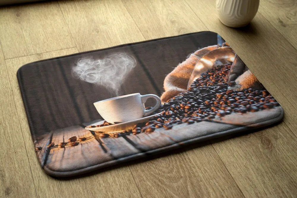 Dywanik pod prysznic Dywanik pod prysznic Kawa Serce