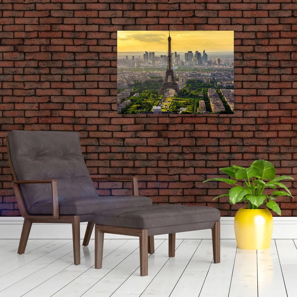 Obraz - Panorama Paryża (70x50 cm)