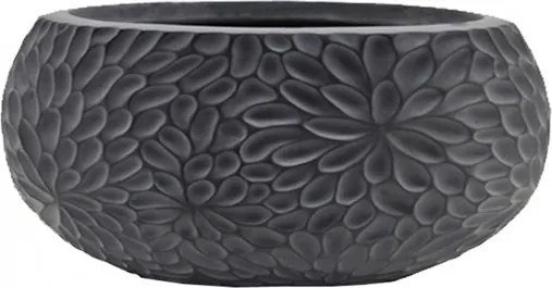 DONICA LUNARO 55x55x26 CM CIEMNA DUŻA BOWL OGRODOWA