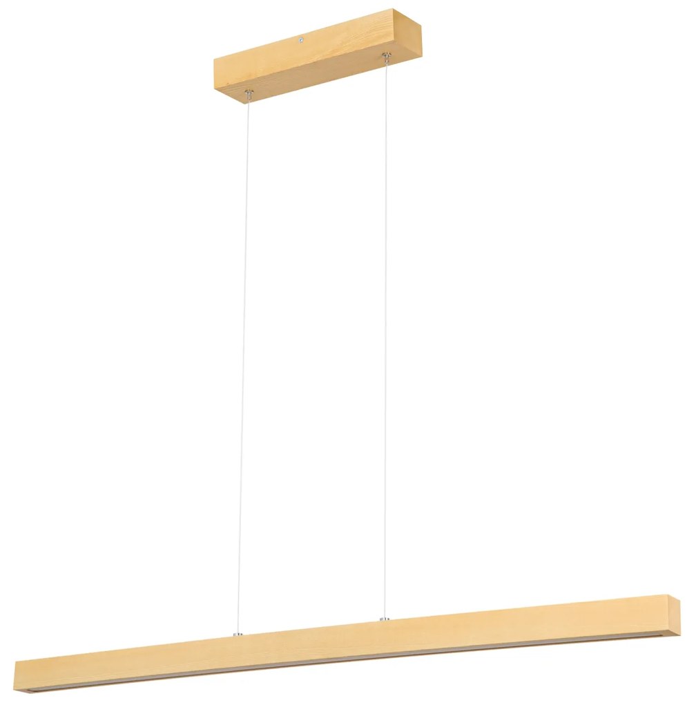 Lampa wisząca LED 100 cm z drewna jesionowego L100KB-4K-ESCHE wymienny