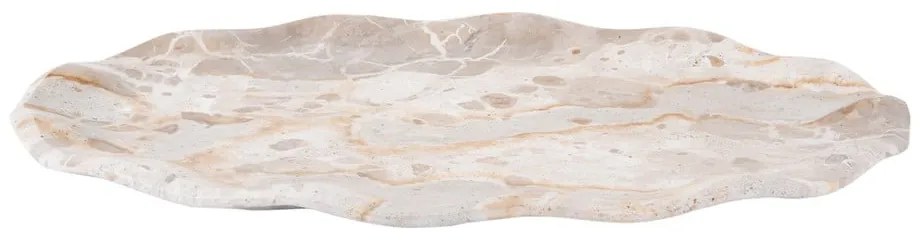 Marmurowa taca dekoracyjna 25x40 cm Waved – PT LIVING