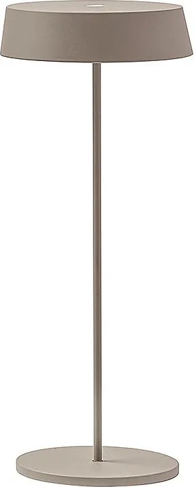 Lampa stołowa LED Inemuri Cipria z funkcją ładowania przez USB Touch i ściemniania, żywotność baterii 12 godzin