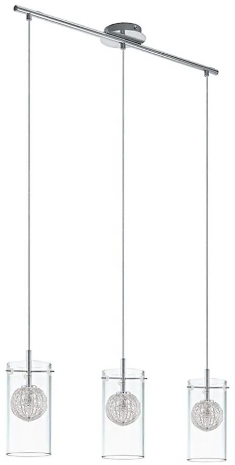 Eglo 93113 - Żyrandol LAMAS 3xG9/33W/230V