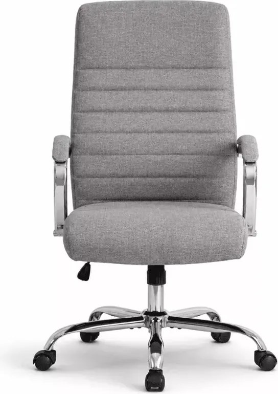 Fotel obrotowy Lezuma szary – nowoczesny, ergonomiczny fotel biurowy