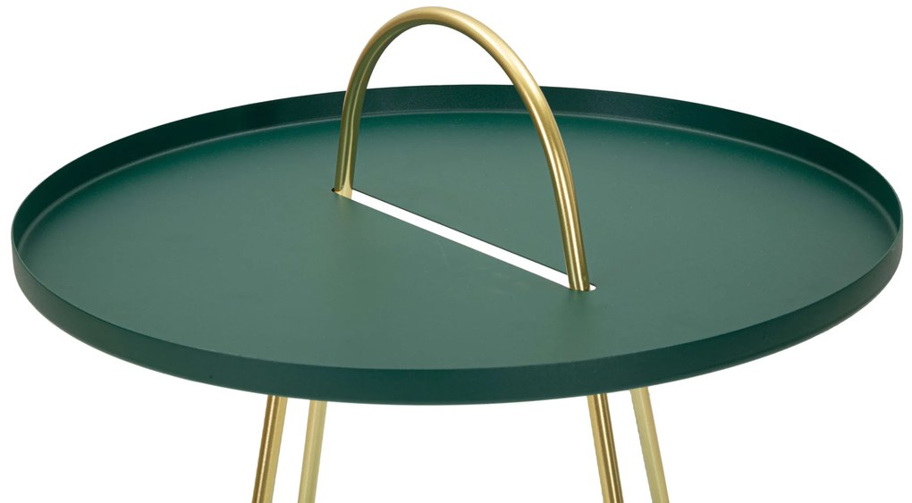 Metalowy stolik GRENT, Ø 45 cm
