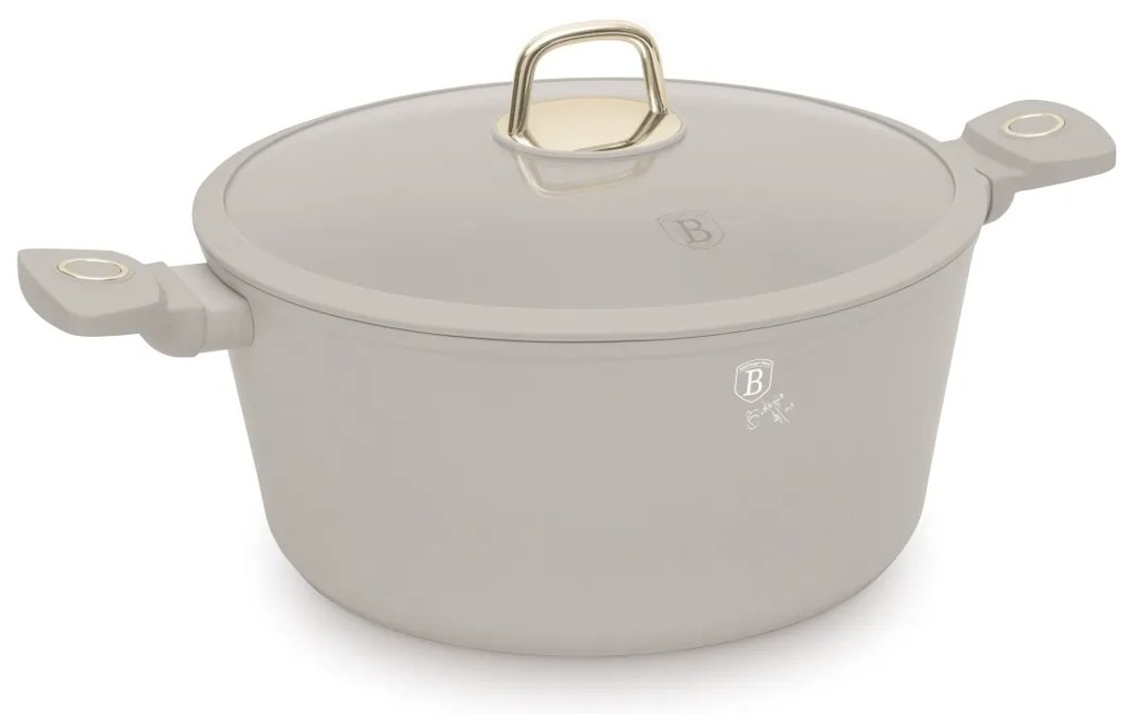 BerlingerHaus Rondel z powłoką tytanową i pokrywką Sahara 30 cm, 30 cm