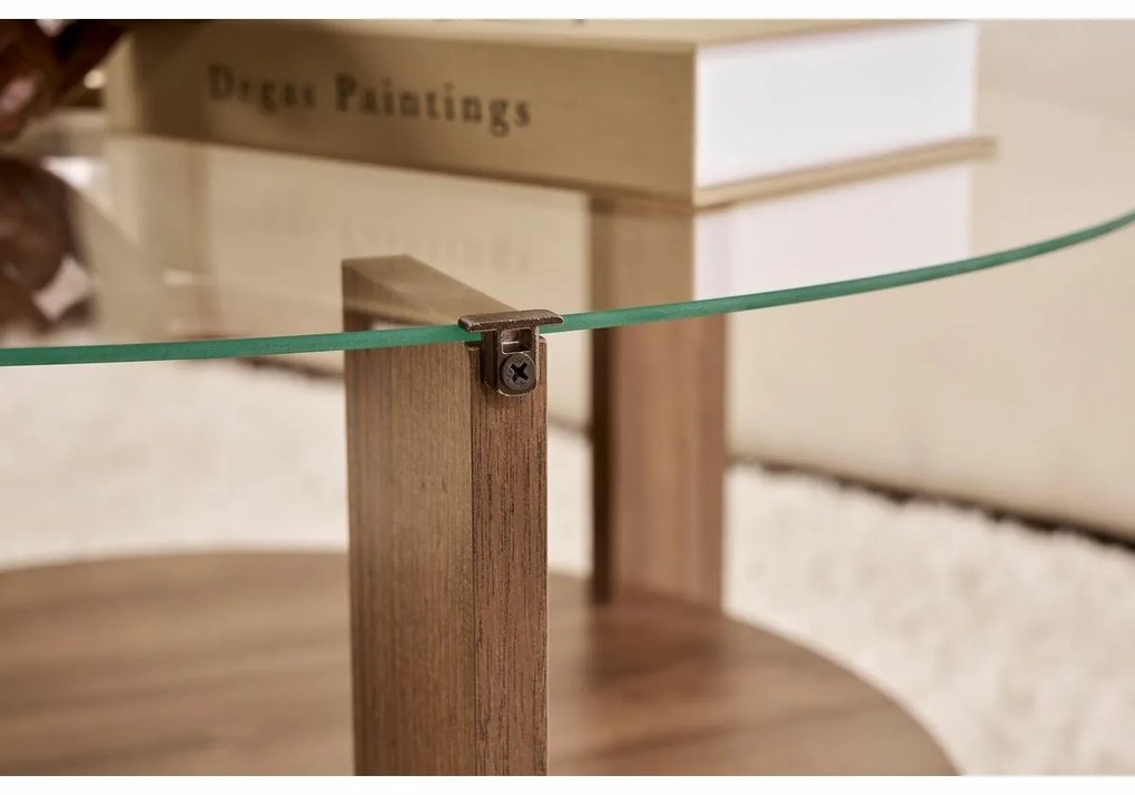 Stolik konferencyjny Clara Walnut