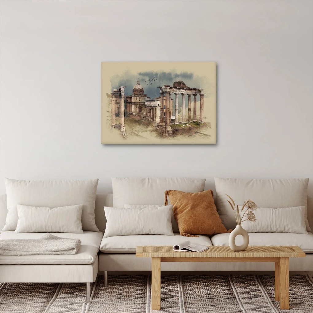 Obraz - Forum Romanum, Rzym, Włochy (70x50 cm)