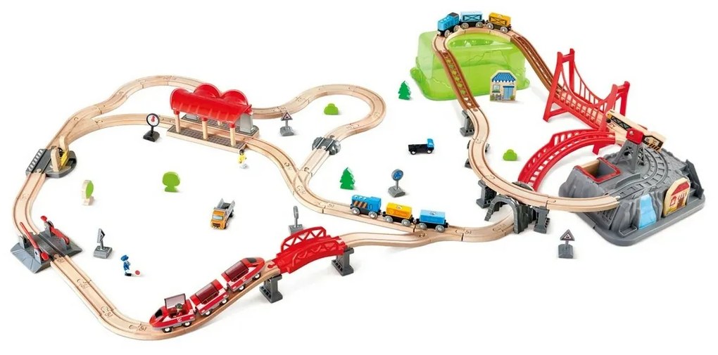 Hape Tor kolejowy z pudełkiem do zabawy