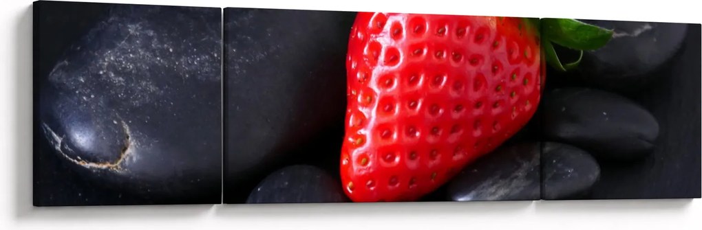 Obraz truskawki (170x50 cm)
