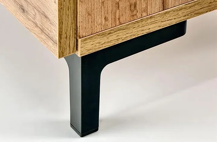 Szafka Nocna Dąb + Czarny Orzech C9-D35