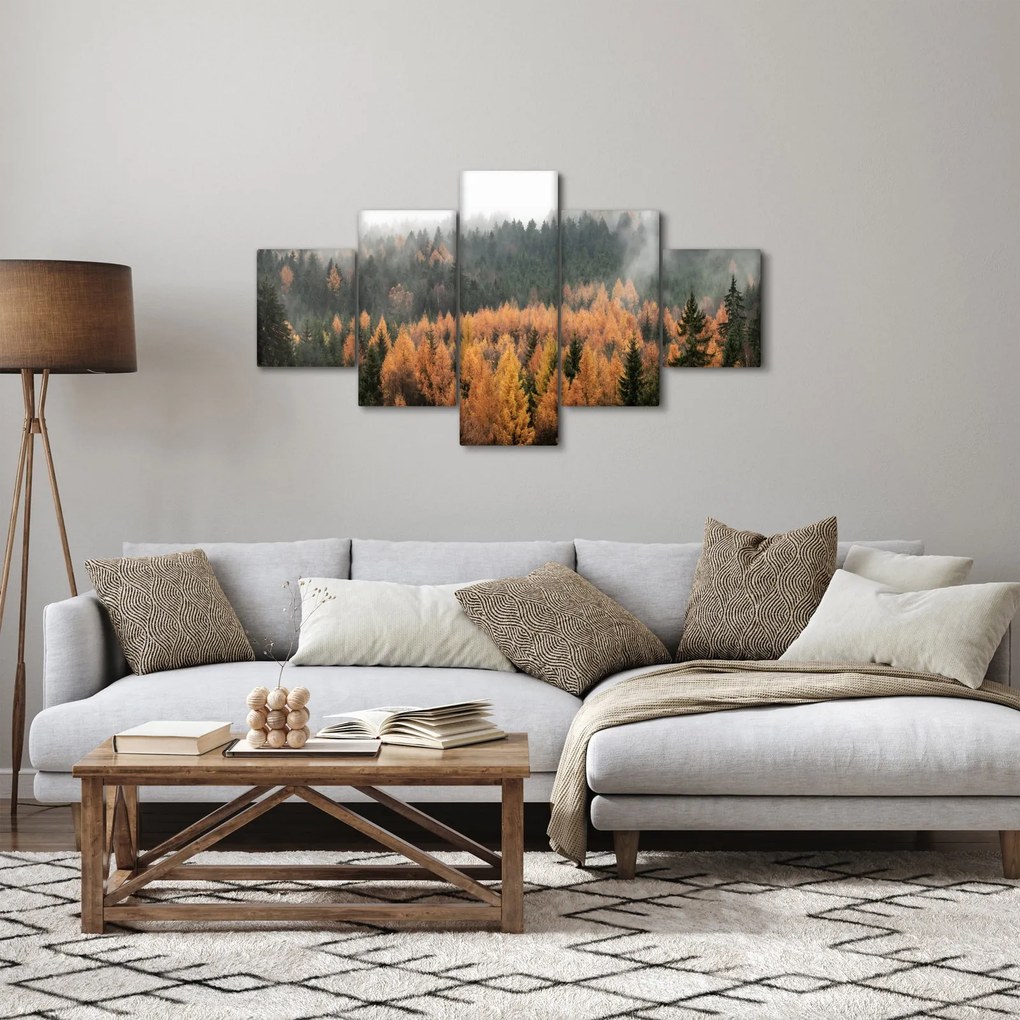 Obraz - Jesienny las (125x70 cm)