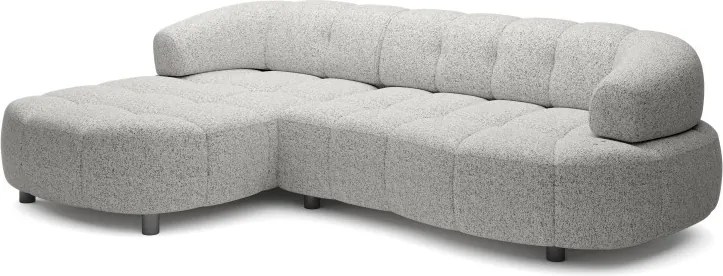 Narożnik VELPA S z elektryczną regulacją siedziska Lewostronny wolnostojący w tkaninie PUENTE 06 WERSAL