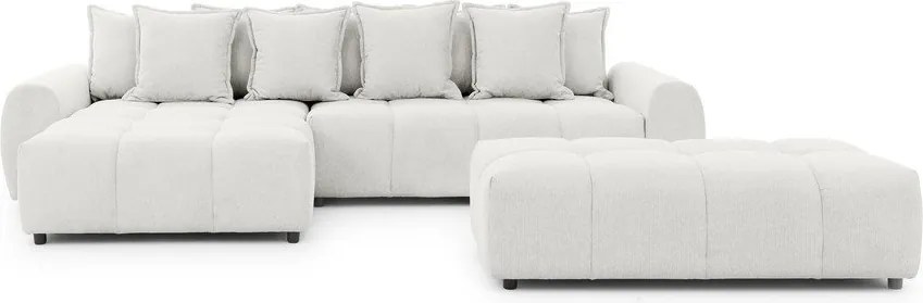 Biały podnóżek Albane – Ropez