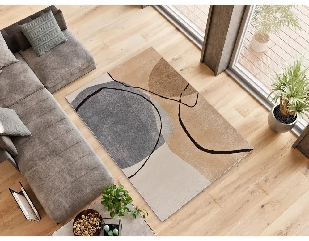 Beżowy dywan 200x290 cm Abstracta – Universal