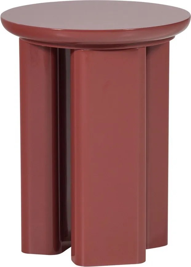 Okrągły stolik z połyskiem ø 40 cm Orivo – WOOOD