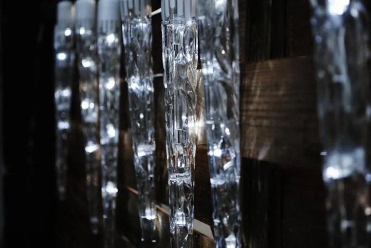 Świąteczne lampki - sople, zimna biel, 8 funkcji