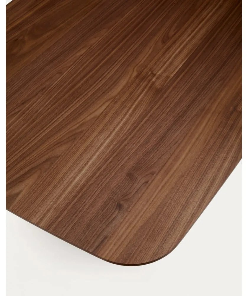 Brązowy stół w dekorze orzecha 100x200 cm Litto – Kave Home