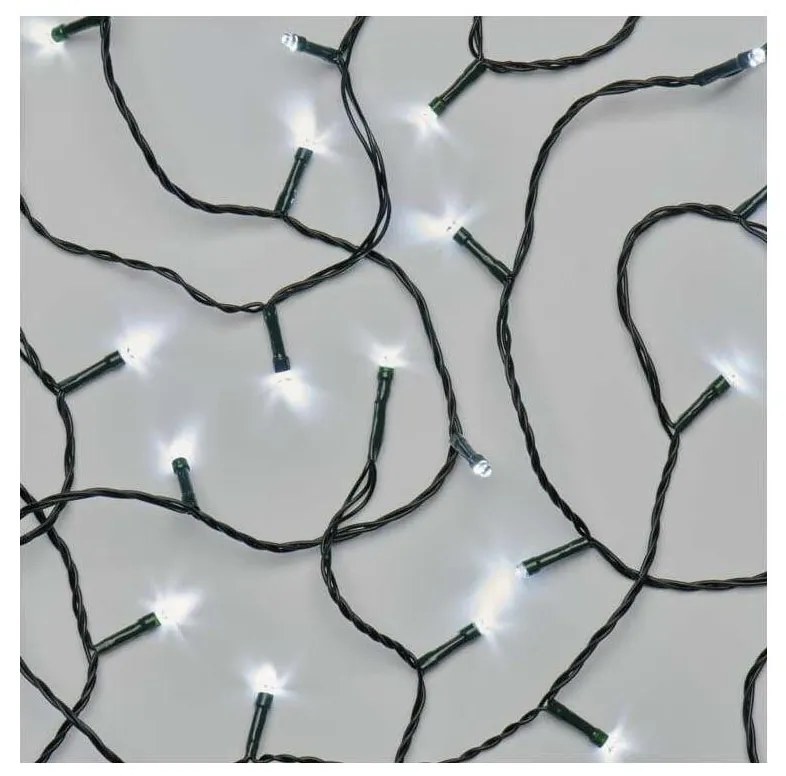 LED Zewnętrzny łańcuch bożonarodzeniowy 120xLED/17m IP44 zimna biel