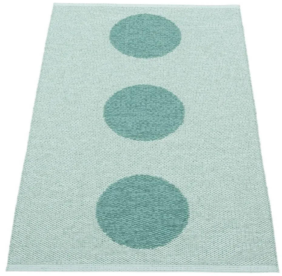 Turkusowy dywan odpowiedni na zewnątrz 70x120 cm Vera Pop Jade – Pappelina