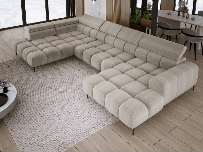 Narożnik PLAZA XL z elektryczną regulacją siedziska WERSAL