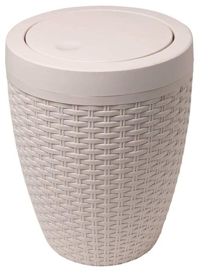 Kremowy kosz łazienkowy Addis Rattan Bath Bin Calico, 5 l