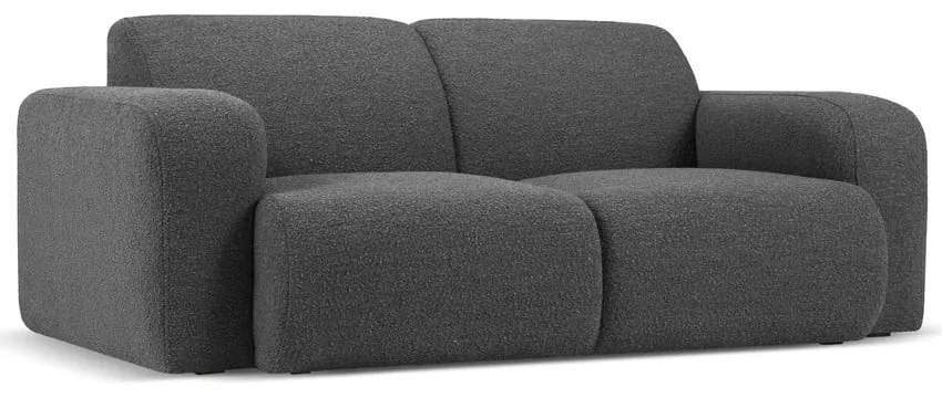 Ciemnoszara sofa z materiału bouclé 170 cm Molino – Micadoni Home