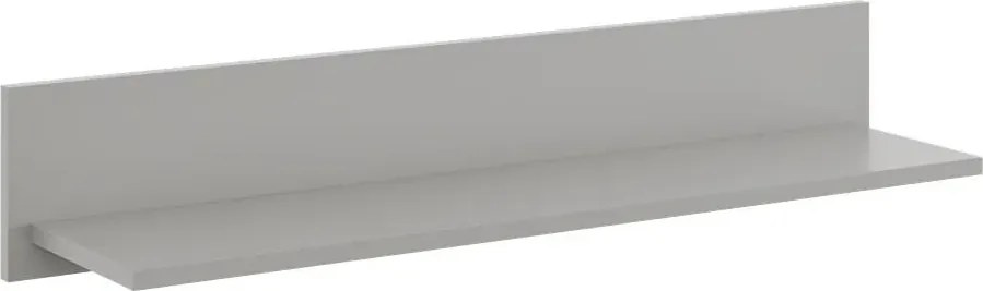 Szara minimalistyczna półka na ścianę H0-P80