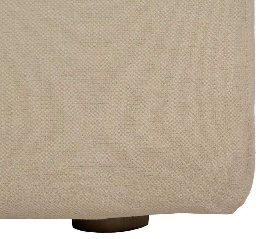 Beżowa lniana sofa 180 cm – Ixia