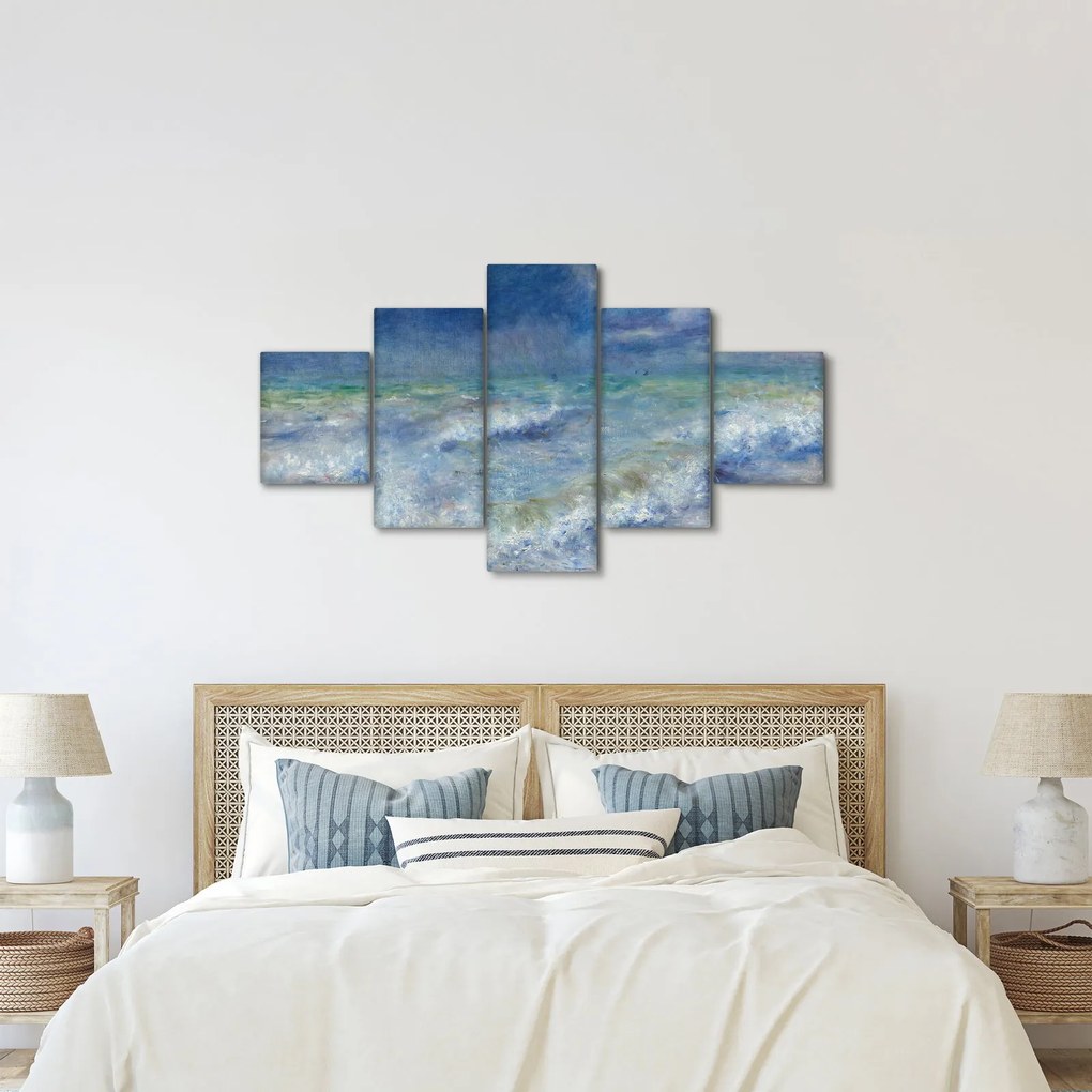 Obraz - Pierre-Auguste Renoir, Seascape, reprodukcje (125x70 cm)