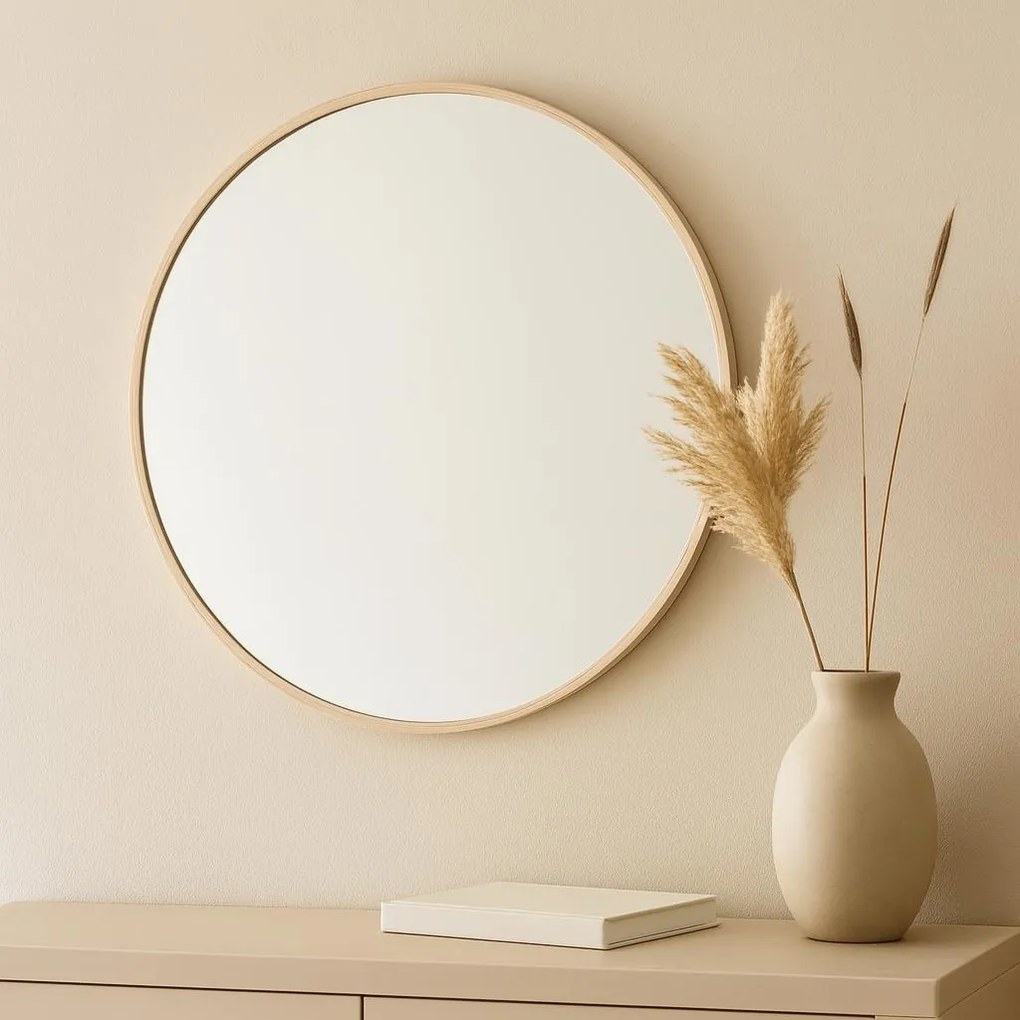 Okrągłe lustro na ścianę SORO, Ø 50 cm