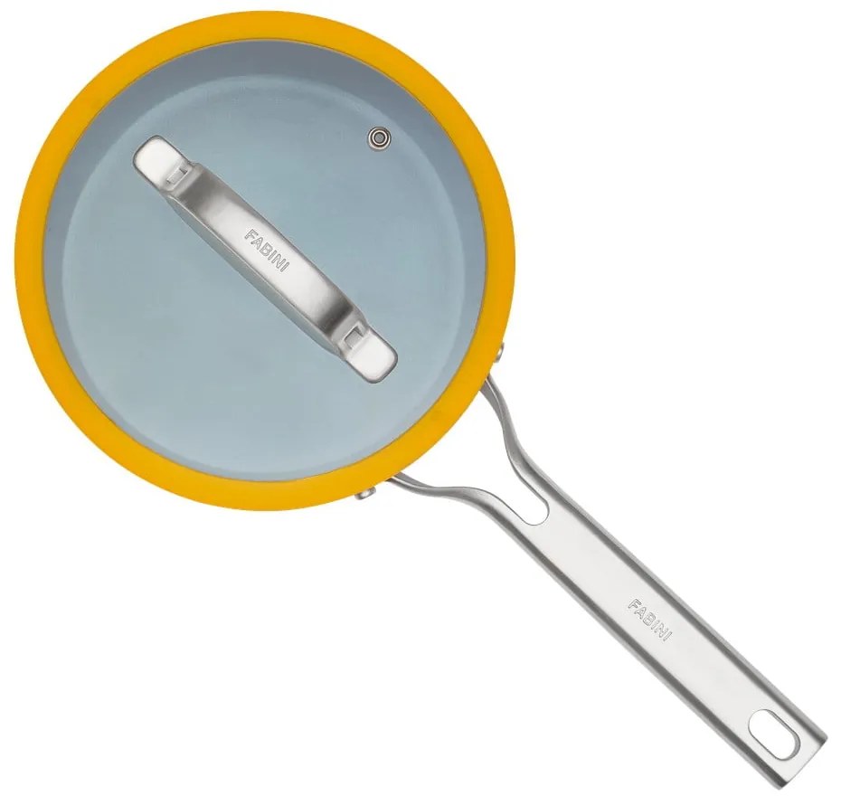 Garnek aluminiowy z pokrywką/z nieprzywierającą powierzchnią odpowiedni na indukcję 2,4 l Meda 3.0 – FABINI