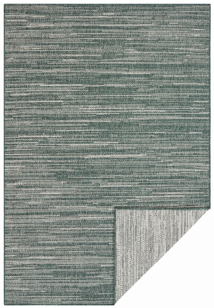 Dywan dwustronny zewnętrzny Gemini zielono-kremowy 200 cm x 290 cm