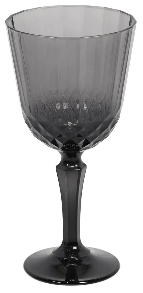 Kieliszek na wino z szarego szkła, 310 ml