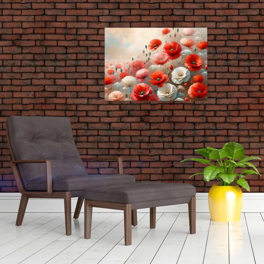 Obraz - Obraz z makami (70x50 cm)