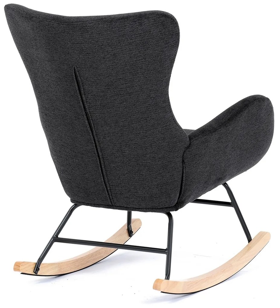 Fotel bujany BK2, czarny