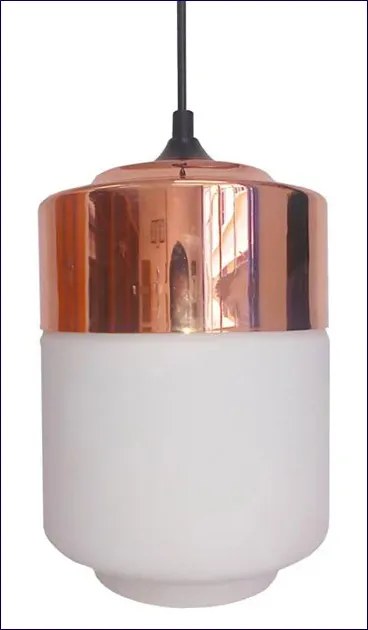 Miedziana nowoczesna lampa wisząca E6-M89