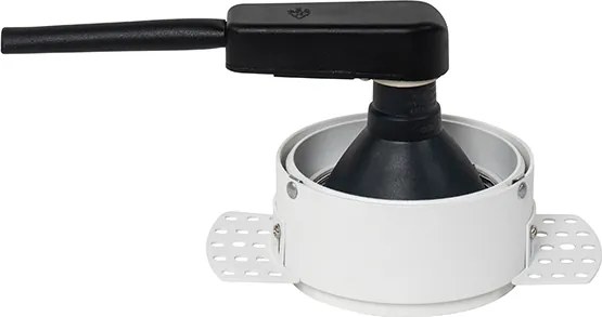 Nowoczesny wpuszczany reflektor biały bez kołnierza - Impact 70