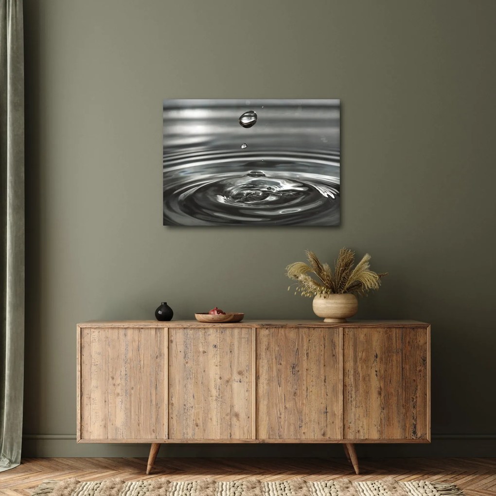 Obraz kropli wody (70x50 cm)