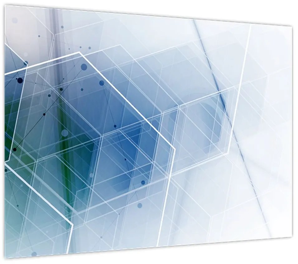Obraz - Kształty geometryczne (70x50 cm)