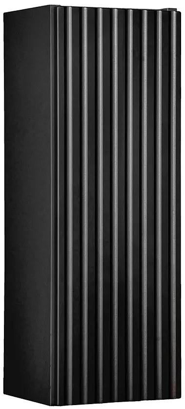 Nowoczesna czarna wisząca szafka łazienkowa K4-R85