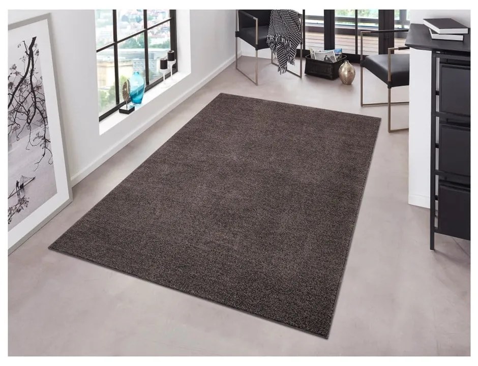 Antracytowy dywan Hanse Home Pure, 140x200 cm