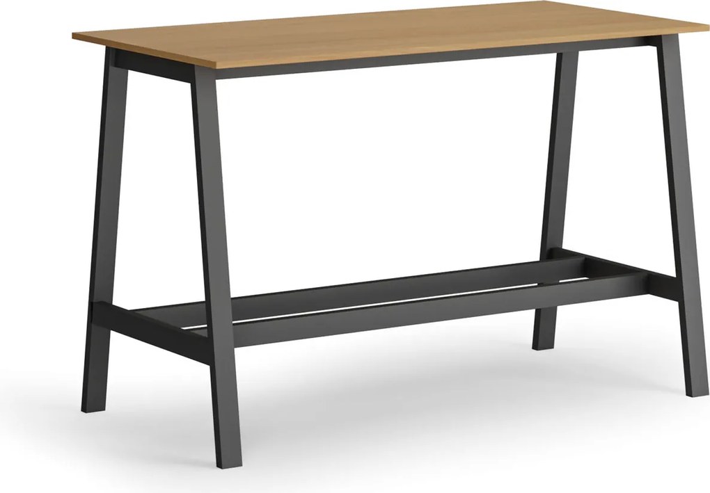 Wysoki stół barowy, 1600 x 800 mm, buk