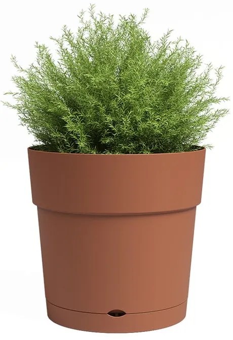 Doniczka z plastiku z recyklingu ø 20 cm Capri – Artevasi
