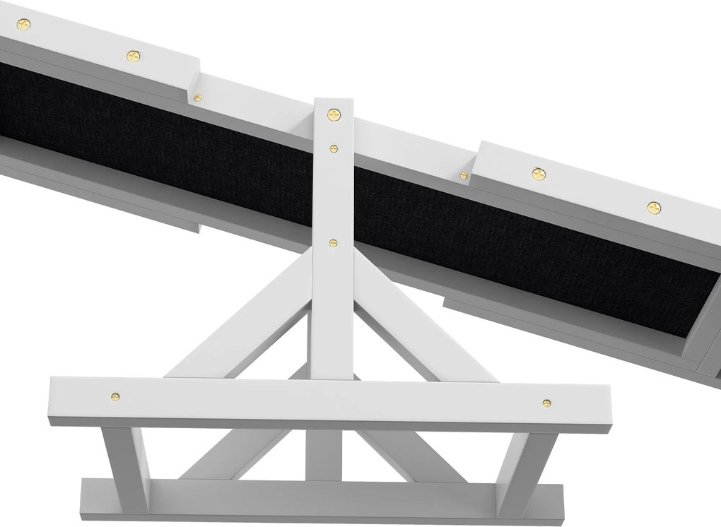 PawHut Wippe dla psów do treningu agilności, antypoślizgowa, do 50 kg, 180 x 30 x 30 cm