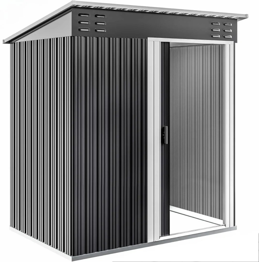 Domek narzędziowy M, 162x86x181 cm, antracytowy Jurhan