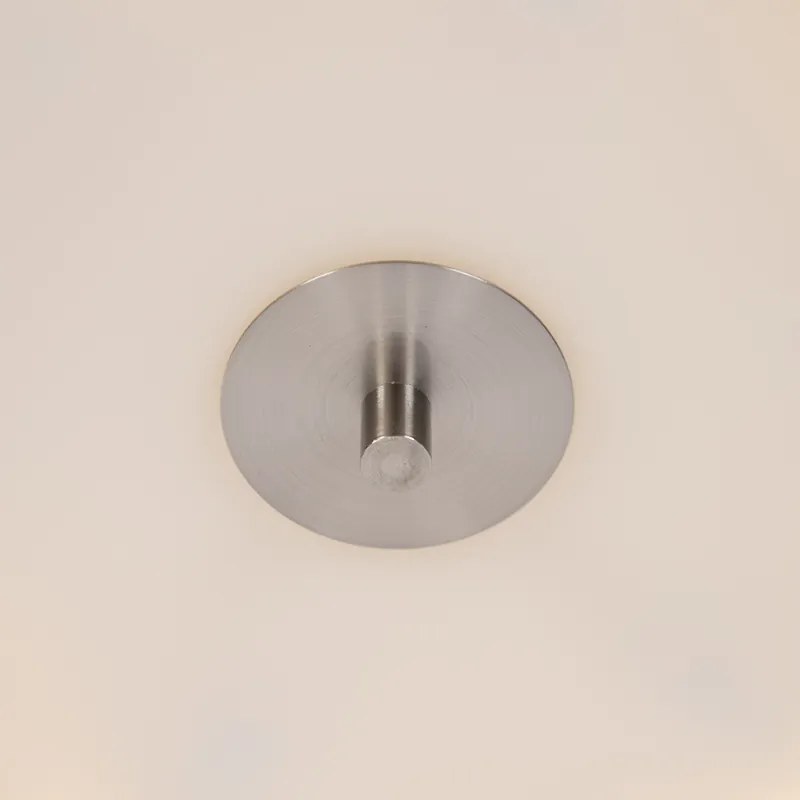 Lampa sufitowa wiejska czarna 70 cm - Drum Nowoczesny Oswietlenie wewnetrzne